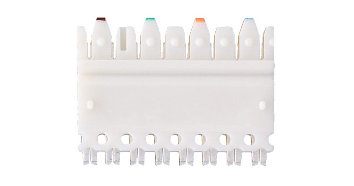 Коннектор Netlan 110 типа, Кат.5e, 4 пары, белый (100шт)