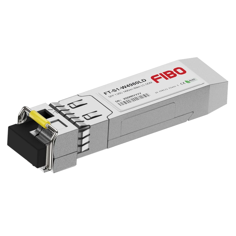 SFP Трансивер FIBO 1000BASE-BX80-UA SFP модуль 1490/1550нм 80км