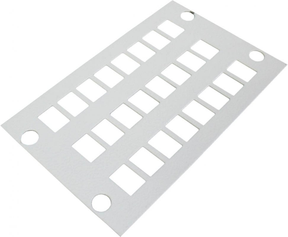 Сменная планка для оптических розеток АСВ 24 SC/LC duplex Кл (для настенного кросса 48п)