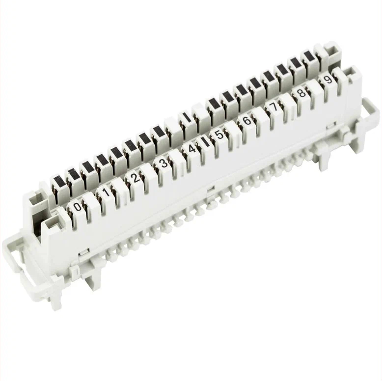 Размыкаемый плинт Sembanx 2/10 SMB-TM-005-BP-09 LSA-PLUS, маркировка 0…9